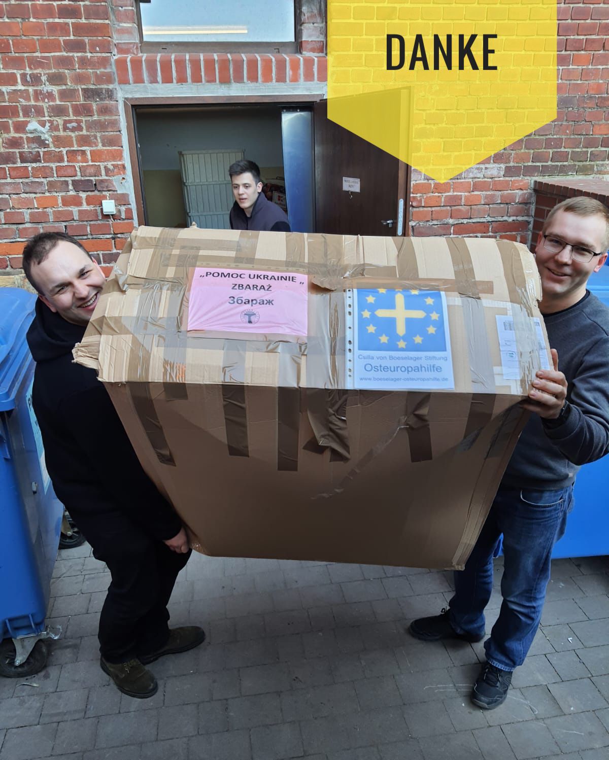 post aus der ukraine: Paket angekommen